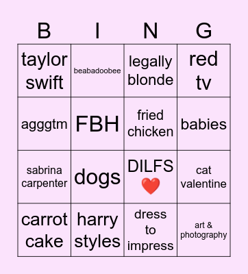 BINGO! Bingo Card