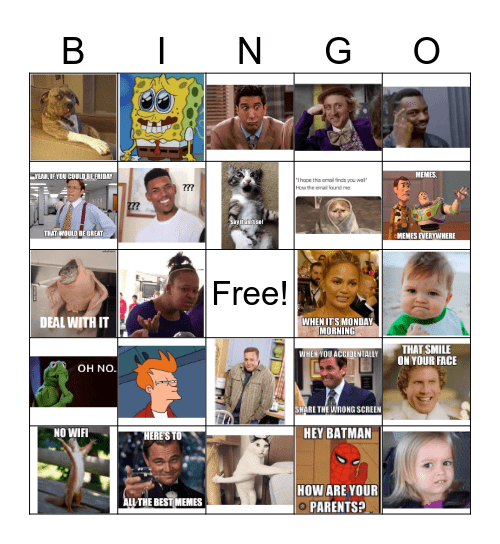 ES Meme Bingo Card