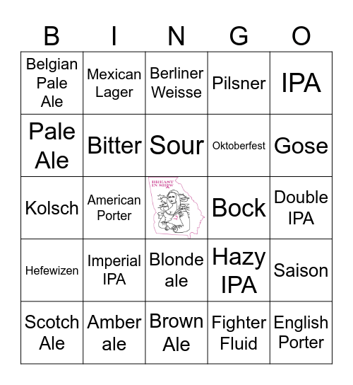 BEER BINGO Card