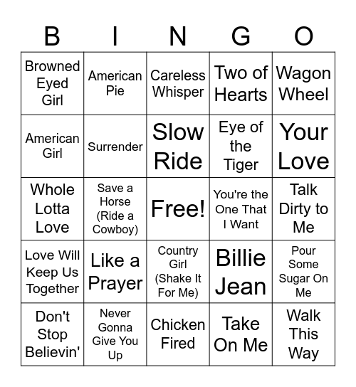 Singo #3 Bingo Card