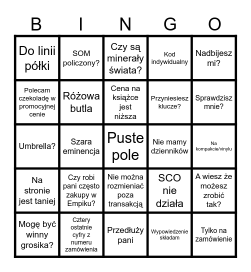 BINGO PREMIUM Bingo Card