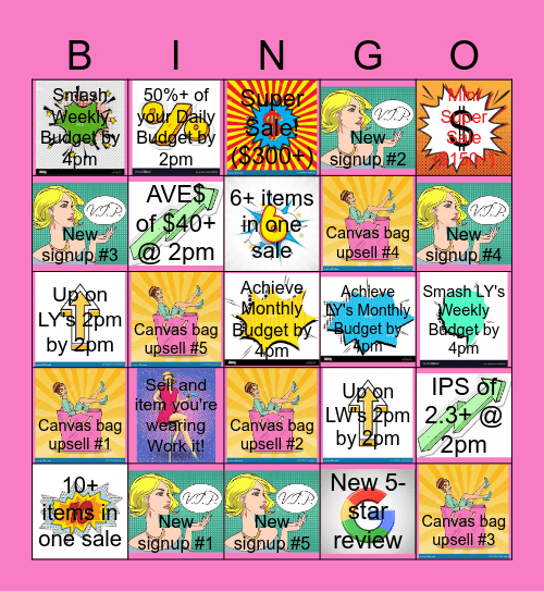 VIC August Bingo! Bingo Card