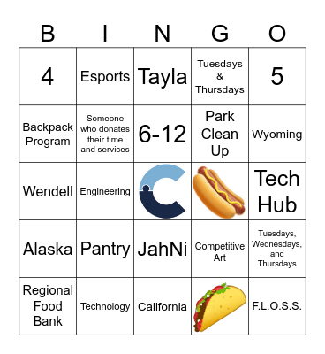 Connect Bingo Card