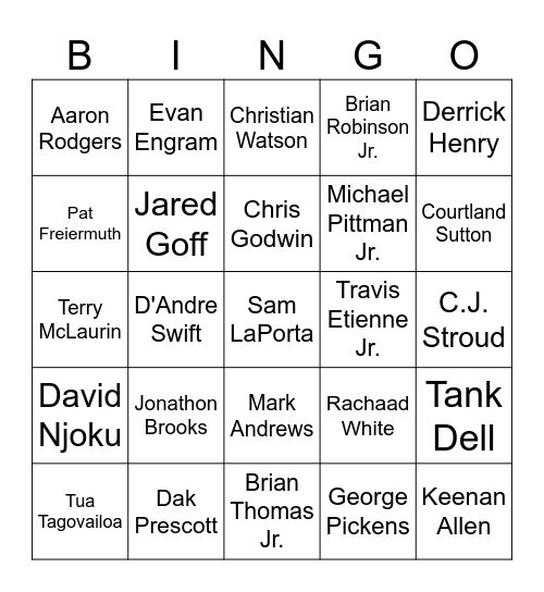 ROYALE SET 4 Bingo Card