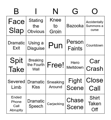 BINGOFLIX: Liar Liar (1997, PG-13) Bingo Card