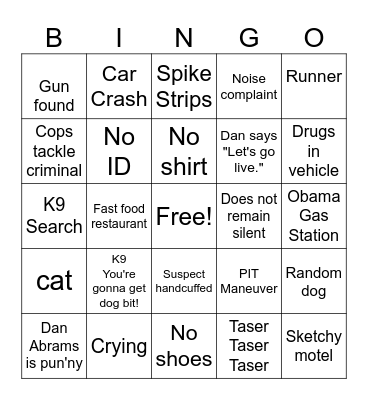 OP Live Bingo Card