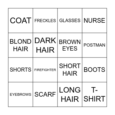 Bingo! Bingo Card