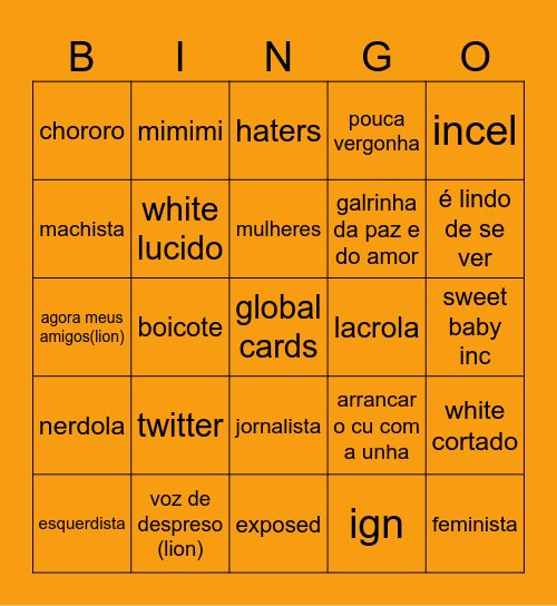 Bingo Da Central Bingo Card