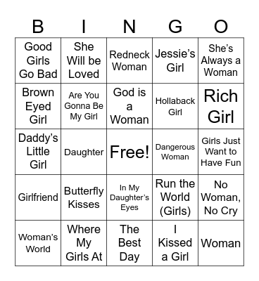 Baby Girl Olazagasti Bingo Card