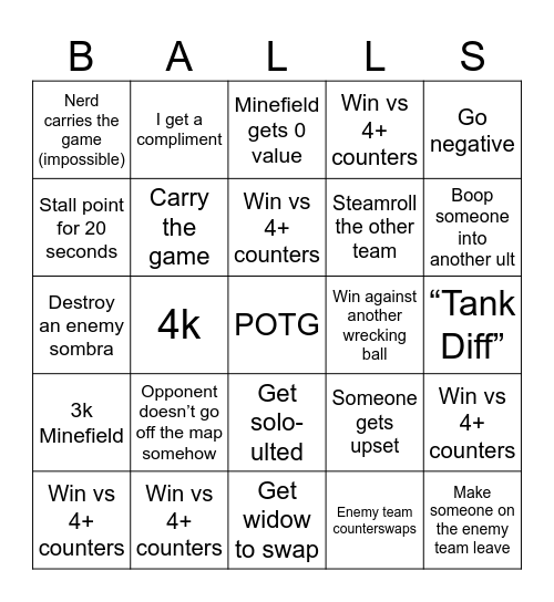 hammond bingo :) Bingo Card