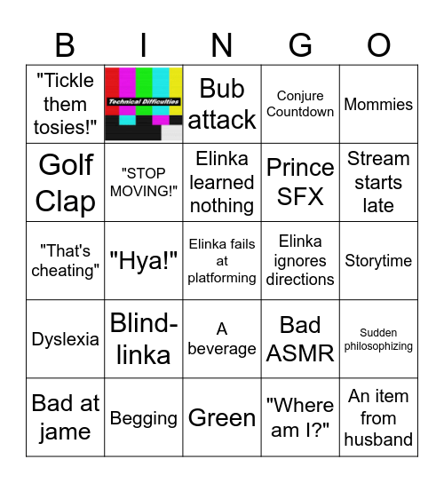 STREAM BINGO Card