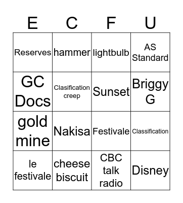 Classy Bingo-Jeopardy! Bingo Card