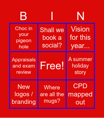 Did you hear this in your teams?! Bingo Card