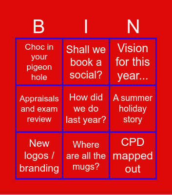 Did you hear this in your teams?! Bingo Card