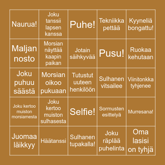 HÄÄBINGO Card