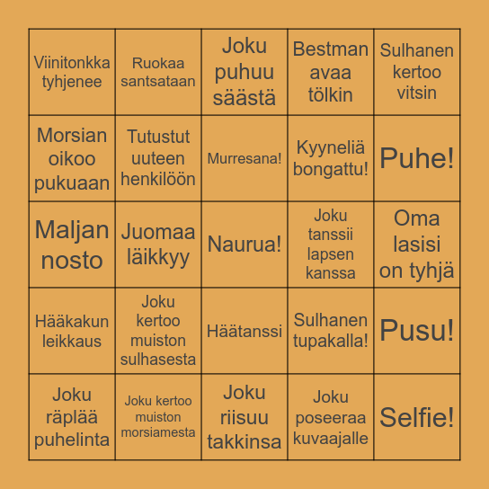 HÄÄBINGO Card