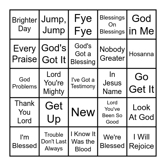 VIBE BINGO Card