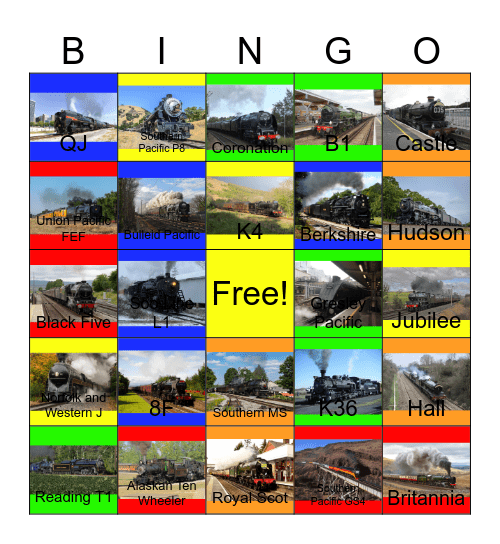 Hissing Steamers Bingo Card