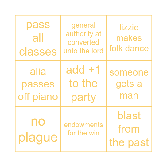 ✨manifestation✨ Bingo Card