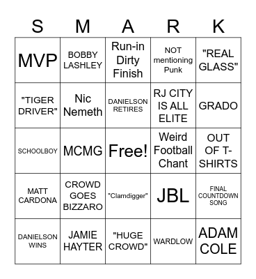ALL IN 2024 Bingo Card