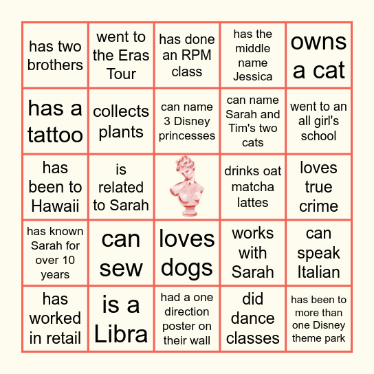 Find someone who... Bingo Card