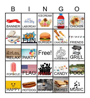 LABOR DAY 2024 Bingo Card