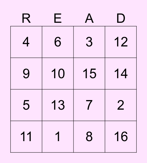 Spicy Bingo! Bingo Card