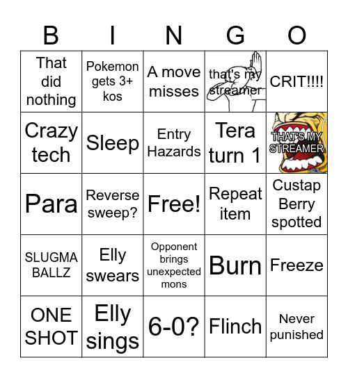 Draft League Bingo (elly edition) Bingo Card