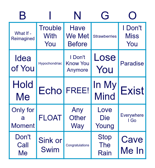 Nam Nation Channel's 1st Birthday! Bingo Card