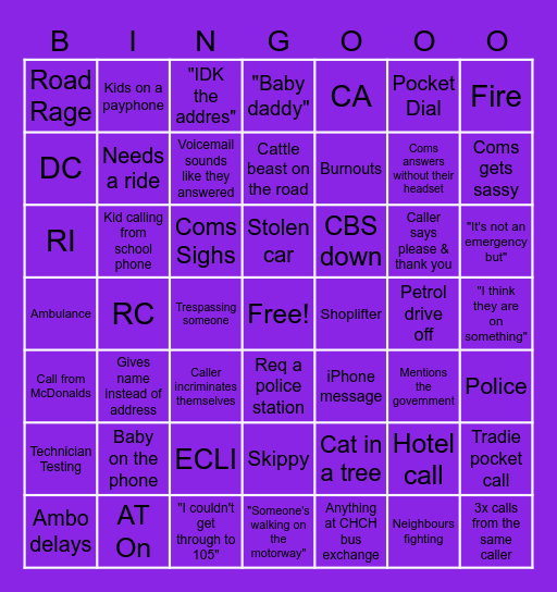 111 Bingo Card