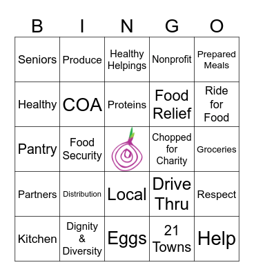 Open Table Bingo Card