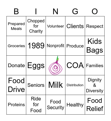 Open Table Bingo Card