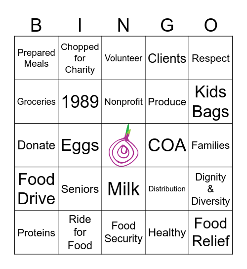 Open Table Bingo Card