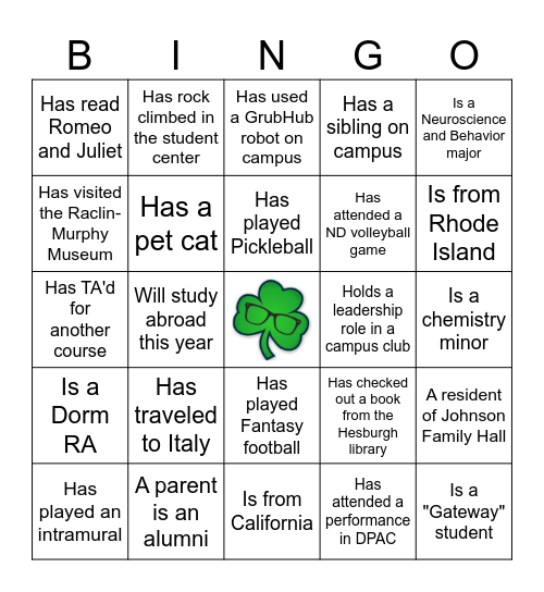 Huddle Leaders Bingo Card