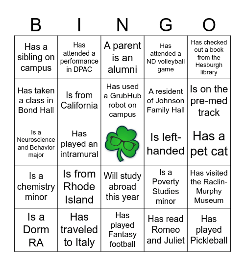 Huddles 3 Bingo Card