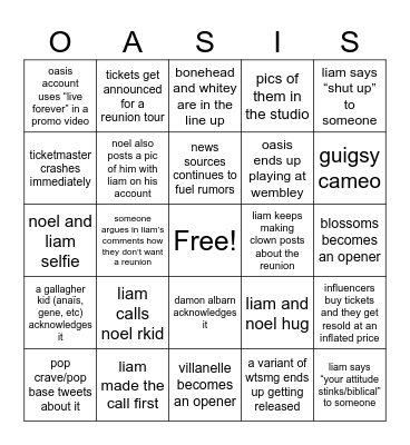 Untit Bingo Card