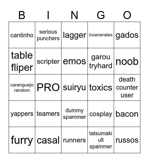 the strongest bingo Card