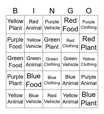 Clack Bingo Card