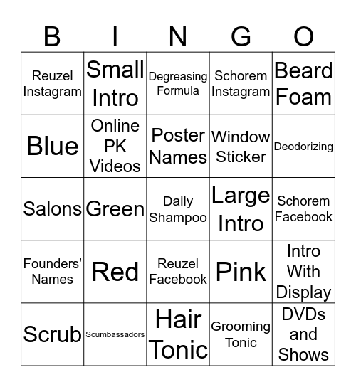 Scumbag Bingo! Bingo Card