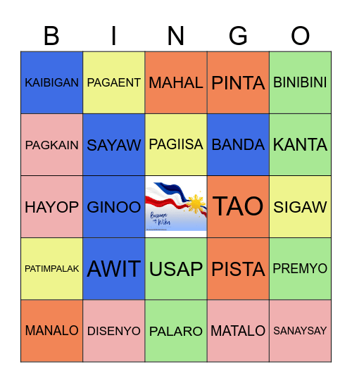 BUWAN NG WIKA Bingo Card
