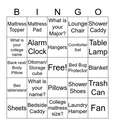 BBB BINGO Card