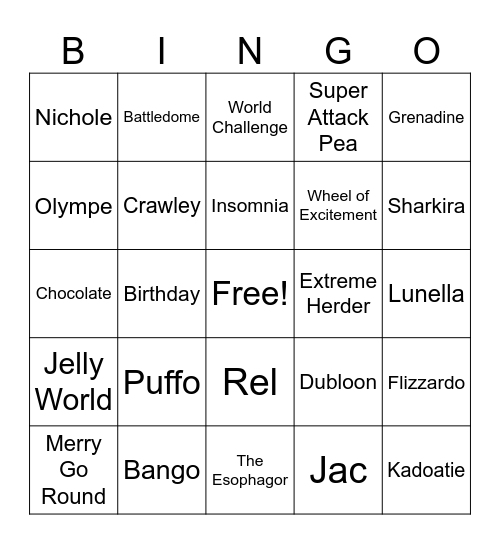 Insomnia Bingo 😴🥱 Bingo Card