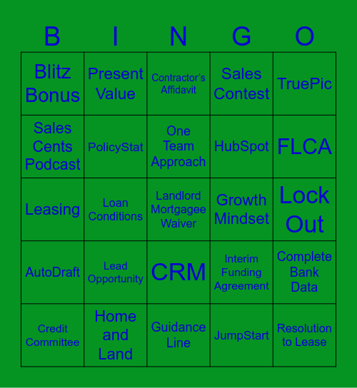 Q3 Appalachian/Potomac Meeting Bingo Card