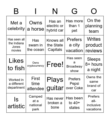 Together We Can Bingo Card