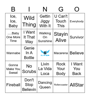 Sing-A-Long I Bingo Card