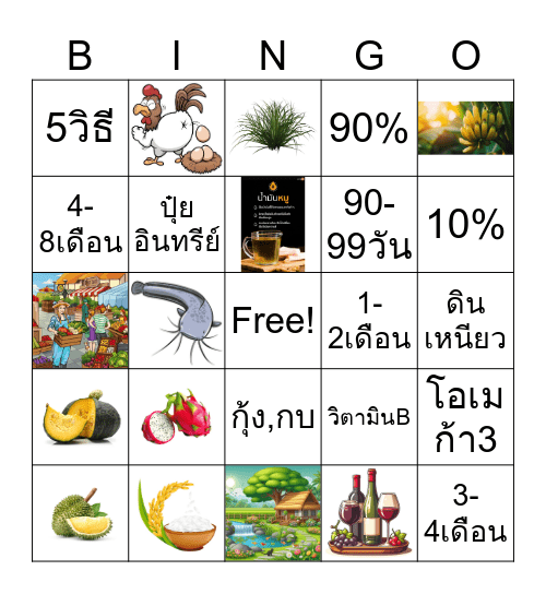 บิงโก Bingo Card