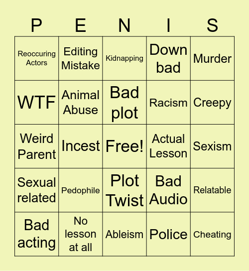 Tomorrow's Teachings Bingo Card