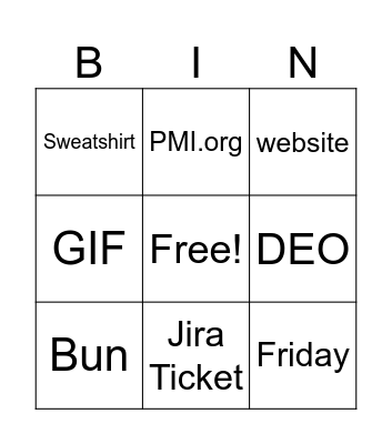 Farewell, Kim! Bingo Card