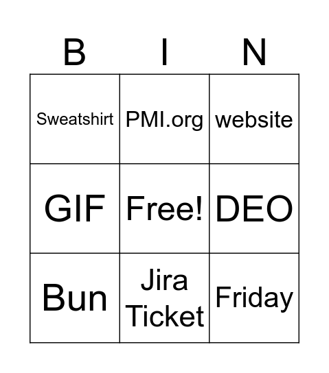 Farewell, Kim! Bingo Card