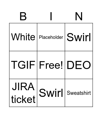 Farewell, Kim! Bingo Card